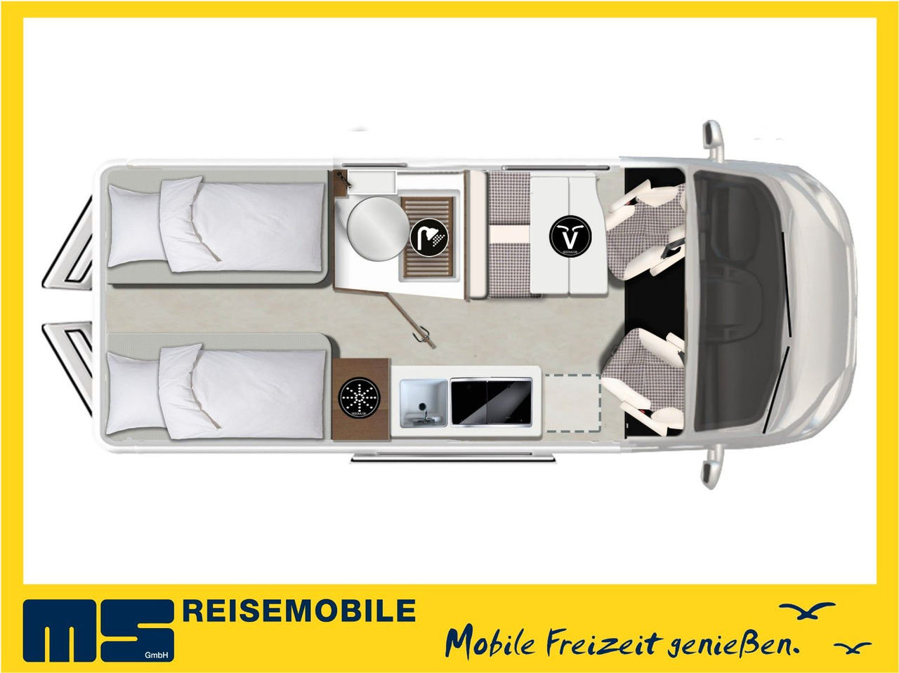 Karmann DAVIS 620 LIFESTYLE/-MODELL 2026- / EINZELBETTEN - Kampervan: zdjęcie 2 Karmann DAVIS 620 LIFESTYLE/-MODELL 2026- / EINZELBETTEN - Kampervan: zdjęcie 2