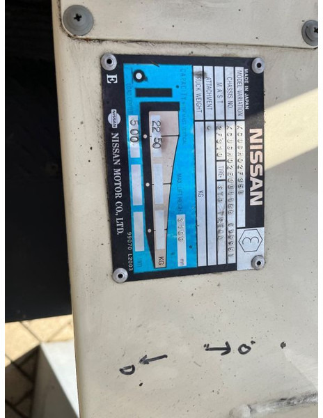 Nissan FG35U heftruck dulpo310 freelift 3e functie LPG COMPACT - Wózek widłowy gazowy: zdjęcie 5 Nissan FG35U heftruck dulpo310 freelift 3e functie LPG COMPACT - Wózek widłowy gazowy: zdjęcie 5