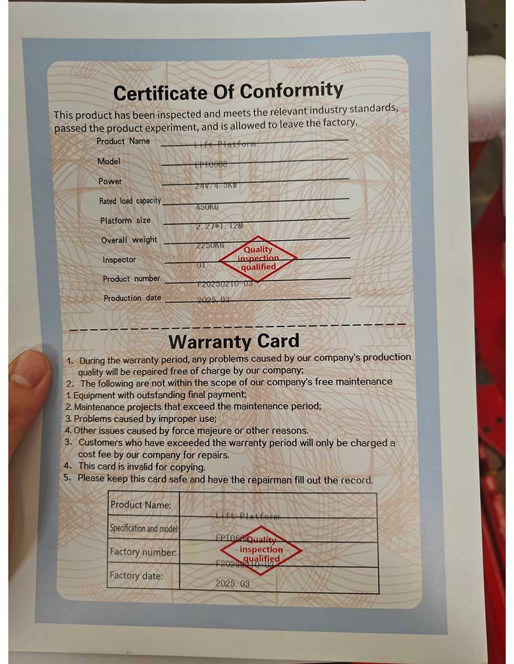 EVER STAR - 2025 - EPT0608 - AERIAL PLATFORM - Podnośnik koszowy: zdjęcie 5 EVER STAR - 2025 - EPT0608 - AERIAL PLATFORM - Podnośnik koszowy: zdjęcie 5