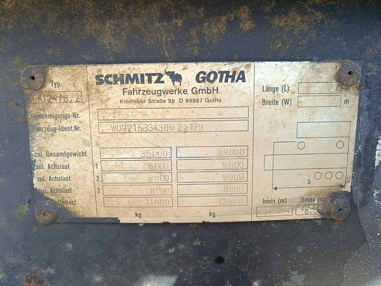 SCHMITZ GOTHA - SKI 24 / 7.2 - SEMI-TRAILER - 2003 - Naczepa: zdjęcie 3 SCHMITZ GOTHA - SKI 24 / 7.2 - SEMI-TRAILER - 2003 - Naczepa: zdjęcie 3