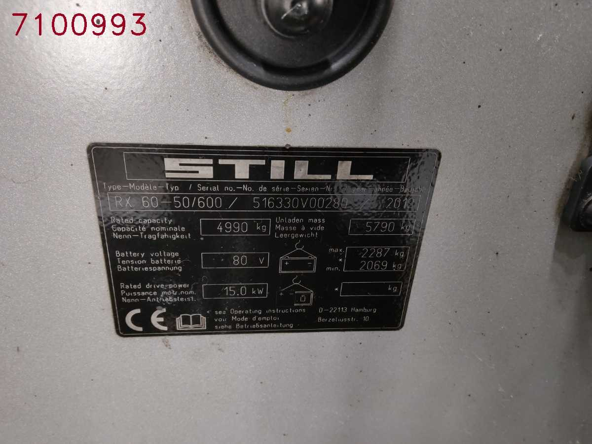 STILL RX60-50/600 FORKLIFT - Wózek widłowy: zdjęcie 5 STILL RX60-50/600 FORKLIFT - Wózek widłowy: zdjęcie 5
