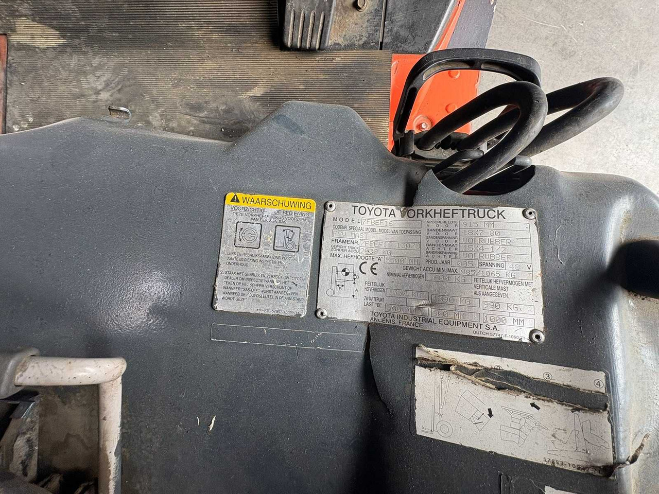 TOYOTA - 2005 - 7FBEF16 - FORKLIFT TRUCK - Wózek widłowy: zdjęcie 5 TOYOTA - 2005 - 7FBEF16 - FORKLIFT TRUCK - Wózek widłowy: zdjęcie 5