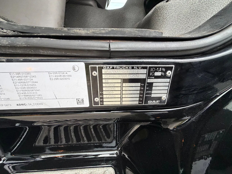 DAF CF 320 LF320.19. EURO6. 2021. 760x248x270 - Samochód ciężarowy plandeka: zdjęcie 5 DAF CF 320 LF320.19. EURO6. 2021. 760x248x270 - Samochód ciężarowy plandeka: zdjęcie 5