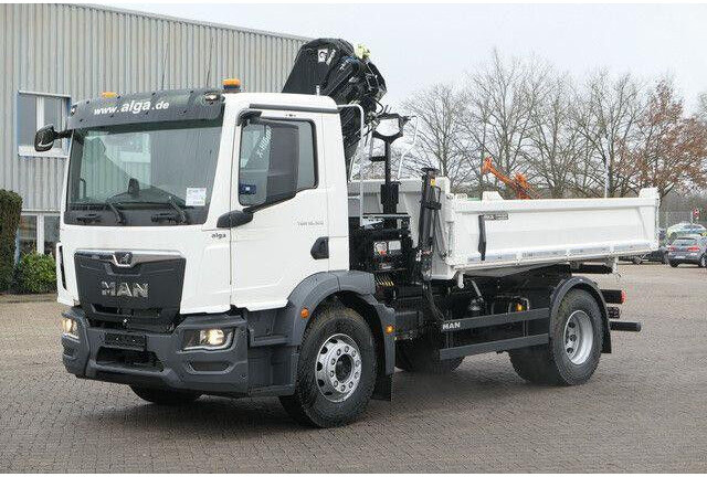 Nowy Wywrotka MAN 18.320 TGM BB, Kran Hiab X-Hiduo 138, Funk, AHK: zdjęcie 6 Nowy Wywrotka MAN 18.320 TGM BB, Kran Hiab X-Hiduo 138, Funk, AHK: zdjęcie 6