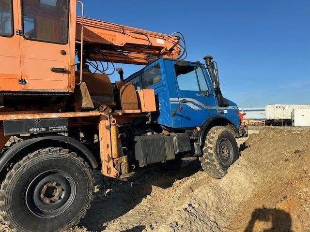 Unimog U 1450 4x4, Zug & Bergwinde, Kran, Greifer, AH - Maszyna budowlana: zdjęcie 2 Unimog U 1450 4x4, Zug & Bergwinde, Kran, Greifer, AH - Maszyna budowlana: zdjęcie 2