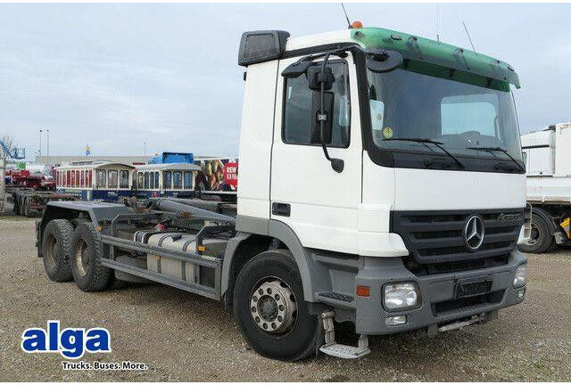 Mercedes-Benz 2641 Actros 6x4, Meiller RK20.65, 3 Pedale,Blatt - Ciężarówka hakowiec: zdjęcie 1 Mercedes-Benz 2641 Actros 6x4, Meiller RK20.65, 3 Pedale,Blatt - Ciężarówka hakowiec: zdjęcie 1
