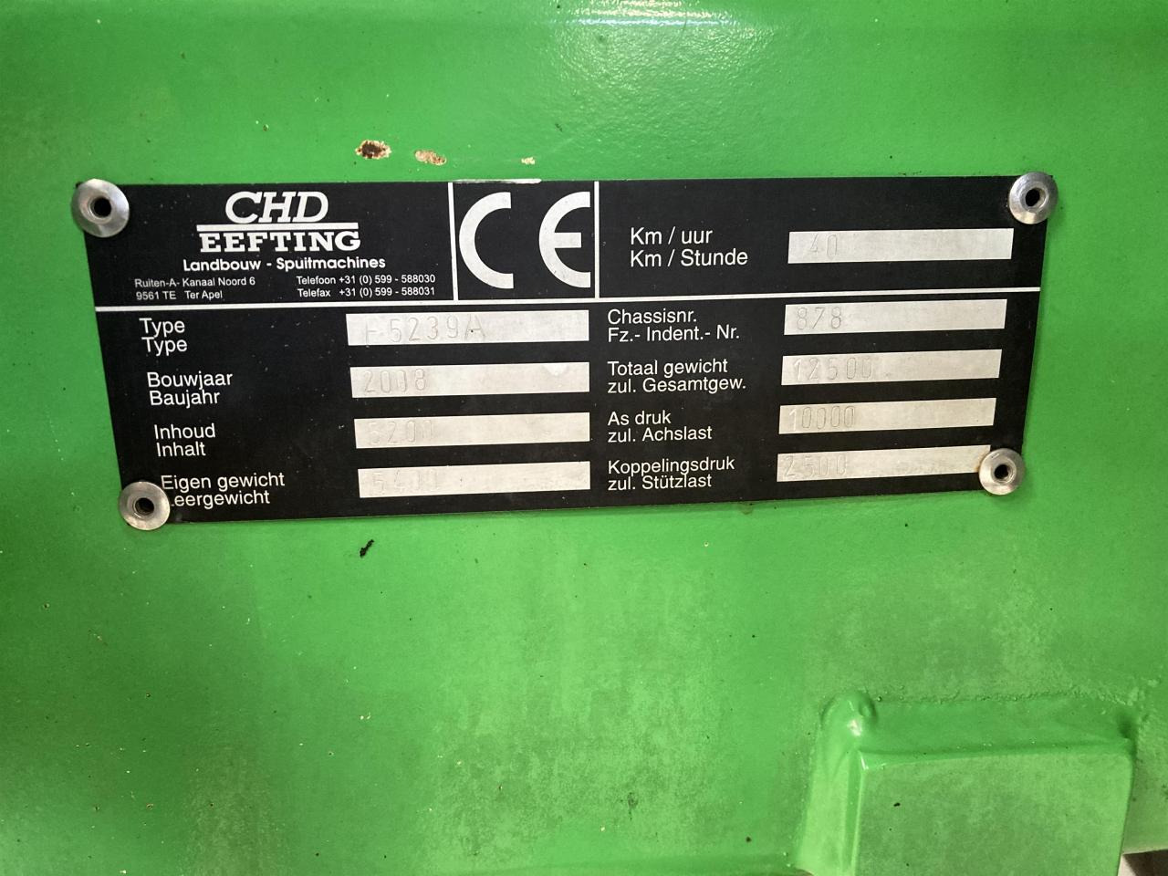 CHD F 5239 A - Opryskiwacz przyczepiany: zdjęcie 3 CHD F 5239 A - Opryskiwacz przyczepiany: zdjęcie 3