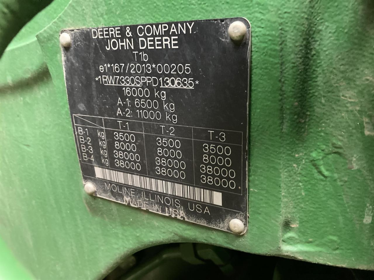 John Deere 7R 330 - Ciągnik rolniczy: zdjęcie 4 John Deere 7R 330 - Ciągnik rolniczy: zdjęcie 4