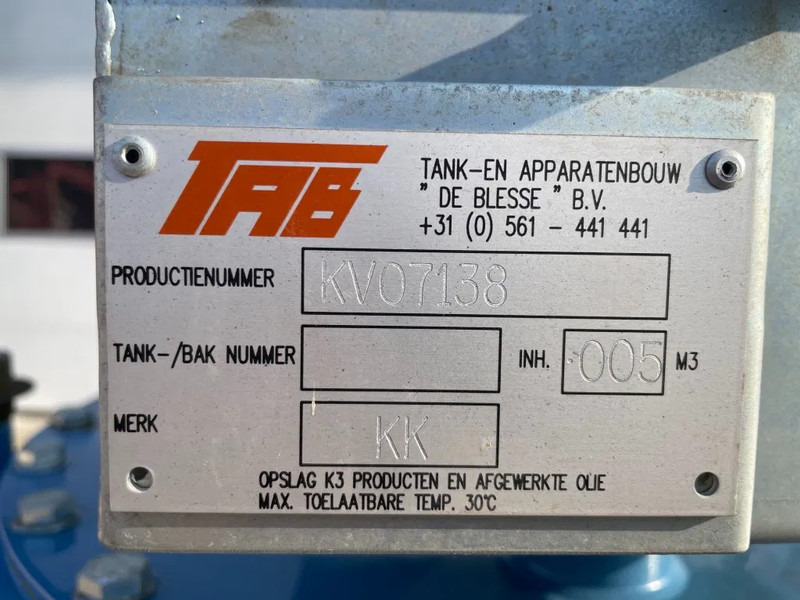 Zbiornik magazynowy De Blesse BV KIWA 1200 liter dubbelwandige Dieseltank: zdjęcie 9 Zbiornik magazynowy De Blesse BV KIWA 1200 liter dubbelwandige Dieseltank: zdjęcie 9