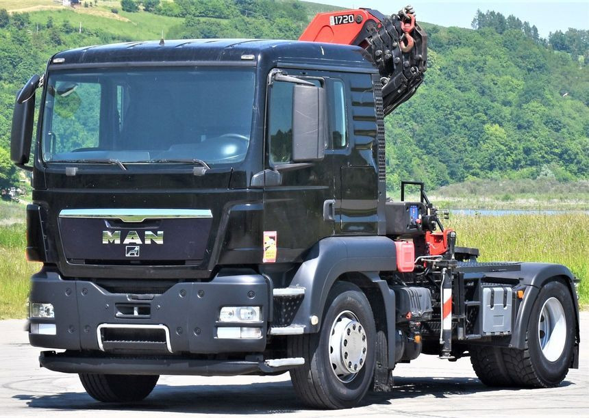 MAN TGS 18.400 Sattelzugmaschine + KRAN/FUNK MAN TGS 18.400 Sattelzugmaschine + KRAN/FUNK - Ciągnik siodłowy: zdjęcie 3 MAN TGS 18.400 Sattelzugmaschine + KRAN/FUNK MAN TGS 18.400 Sattelzugmaschine + KRAN/FUNK - Ciągnik siodłowy: zdjęcie 3
