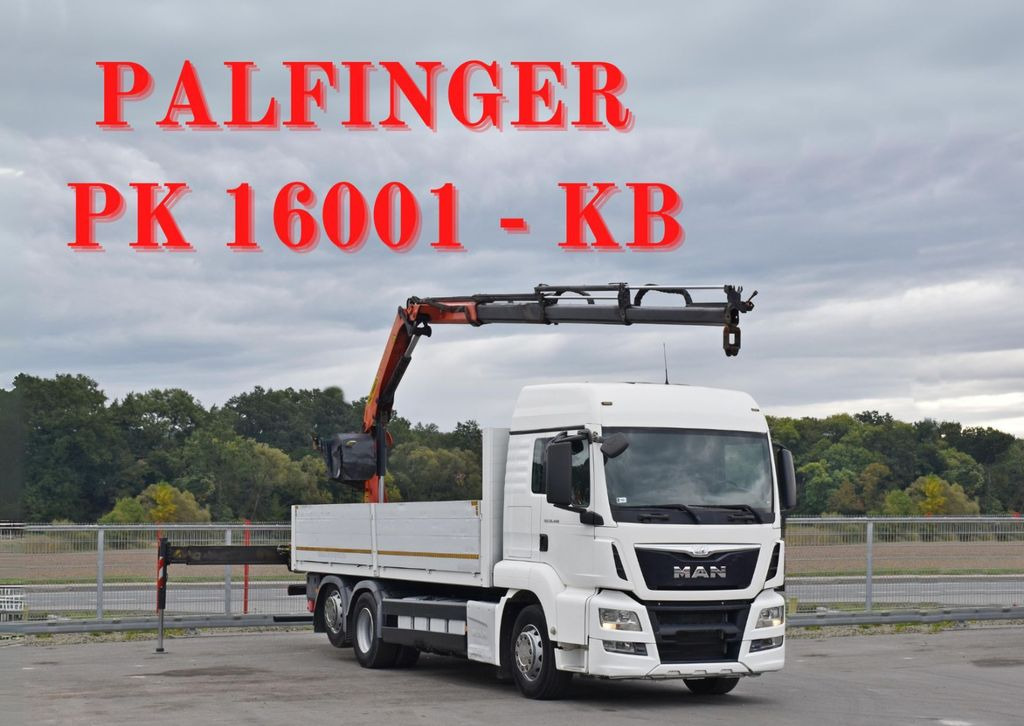 MAN TGS 26.440 * PRITSCHE 6,90 m + PK 16001 - K MAN TGS 26.440 * PRITSCHE 6,90 m + PK 16001 - K - Samochod ciężarowy z HDS, Samochód ciężarowy skrzyniowy/ Platforma: zdjęcie 1 MAN TGS 26.440 * PRITSCHE 6,90 m + PK 16001 - K MAN TGS 26.440 * PRITSCHE 6,90 m + PK 16001 - K - Samochod ciężarowy z HDS, Samochód ciężarowy skrzyniowy/ Platforma: zdjęcie 1