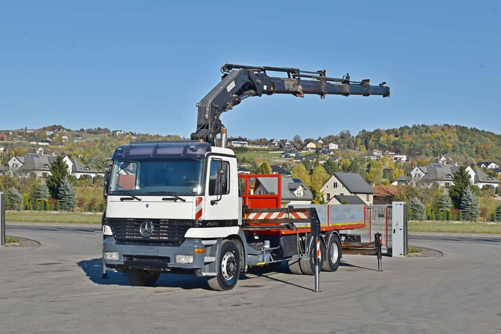 Mercedes-Benz ACTROS 2635 Pritsche 6,40m + HIAB 400 E-5 + FUNK Mercedes-Benz ACTROS 2635 Pritsche 6,40m + HIAB 400 E-5 + FUNK - Samochod ciężarowy z HDS: zdjęcie 2 Mercedes-Benz ACTROS 2635 Pritsche 6,40m + HIAB 400 E-5 + FUNK Mercedes-Benz ACTROS 2635 Pritsche 6,40m + HIAB 400 E-5 + FUNK - Samochod ciężarowy z HDS: zdjęcie 2