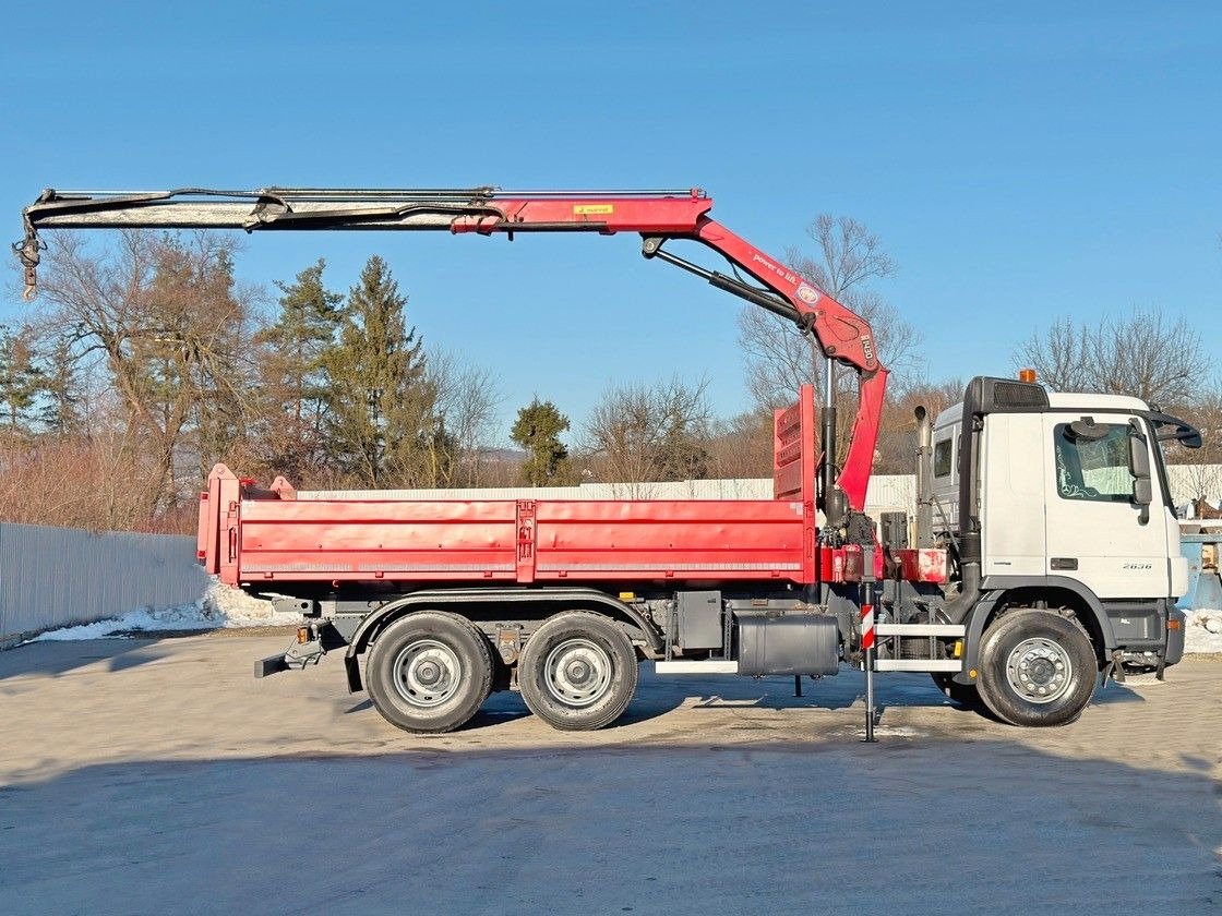 Mercedes-Benz ACTROS 2636* KIPPER 5,25 + BORDMATIC / 6x4 - Samochod ciężarowy z HDS: zdjęcie 4 Mercedes-Benz ACTROS 2636* KIPPER 5,25 + BORDMATIC / 6x4 - Samochod ciężarowy z HDS: zdjęcie 4