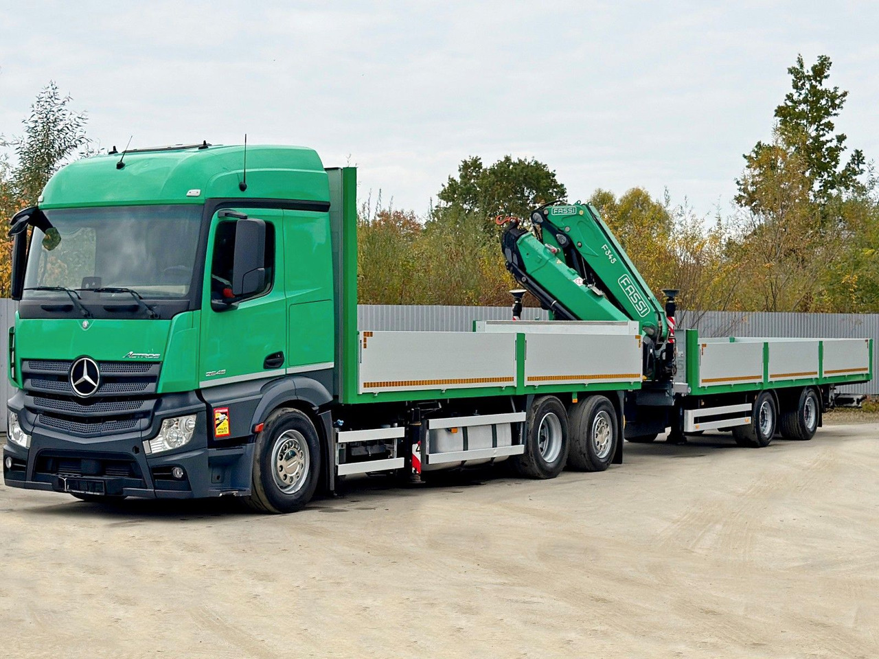 Mercedes-Benz ACTROS 2645* FASSI F345 RA 2.4/FUNK+Anhänger - Samochod ciężarowy z HDS: zdjęcie 3 Mercedes-Benz ACTROS 2645* FASSI F345 RA 2.4/FUNK+Anhänger - Samochod ciężarowy z HDS: zdjęcie 3