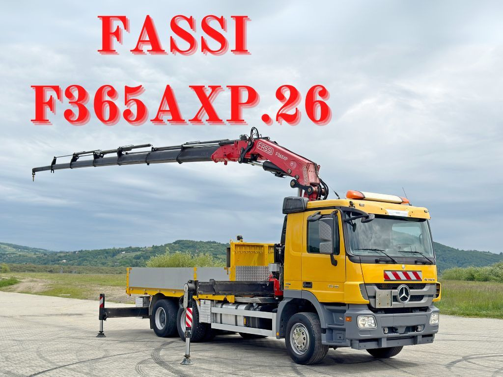 Mercedes-Benz ACTROS 2646 * FASSI F365AXP.26 + FUNK * 6x4 - Samochod ciężarowy z HDS: zdjęcie 1 Mercedes-Benz ACTROS 2646 * FASSI F365AXP.26 + FUNK * 6x4 - Samochod ciężarowy z HDS: zdjęcie 1