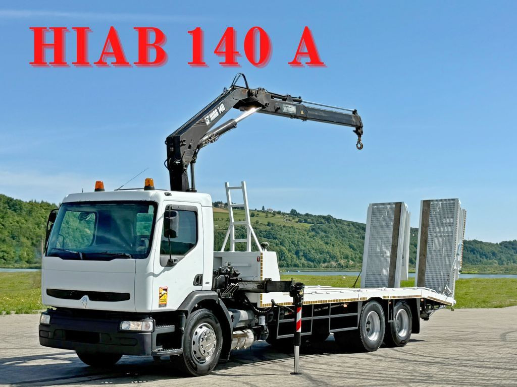Renault KERAX 320 DCI* ABSCHLEPPWAGEN 7,35m + HIAB 140A - Autolaweta: zdjęcie 1 Renault KERAX 320 DCI* ABSCHLEPPWAGEN 7,35m + HIAB 140A - Autolaweta: zdjęcie 1