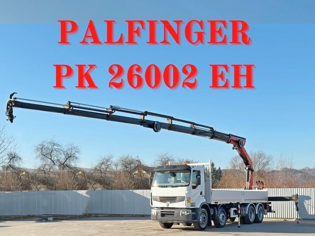 Renault Premium 430 DXI * PRITSCHE 7,40m *PK 26002 EH - Samochod ciężarowy z HDS: zdjęcie 1 Renault Premium 430 DXI * PRITSCHE 7,40m *PK 26002 EH - Samochod ciężarowy z HDS: zdjęcie 1