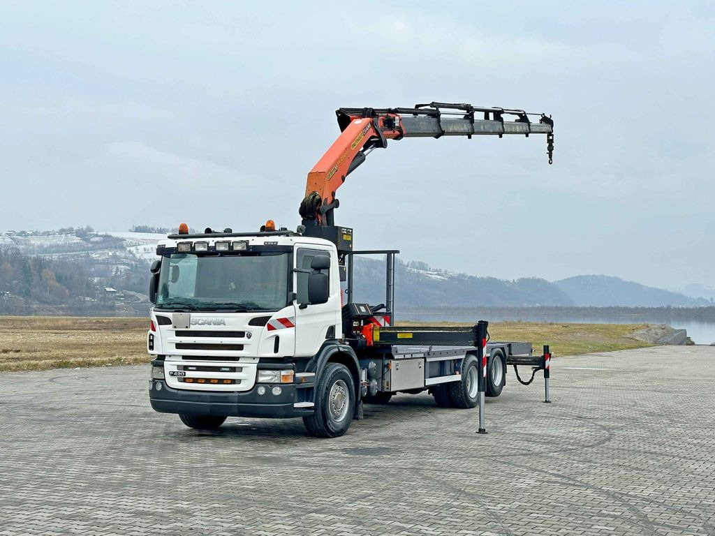 Scania P 420* PLATFORM 6,80m * PK 29002+FUNK * TOP Scania P 420* PLATFORM 6,80m * PK 29002+FUNK * TOP - Autolaweta: zdjęcie 2 Scania P 420* PLATFORM 6,80m * PK 29002+FUNK * TOP Scania P 420* PLATFORM 6,80m * PK 29002+FUNK * TOP - Autolaweta: zdjęcie 2