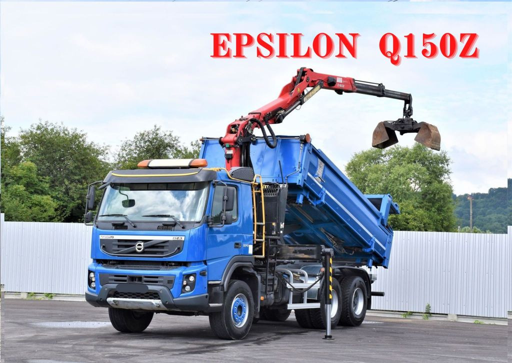 Volvo FMX 370 Kipper 4,90m *EPSILON Q150Z/FUNK*6x4 Volvo FMX 370 Kipper 4,90m *EPSILON Q150Z/FUNK*6x4 - Samochod ciężarowy z HDS, Wywrotka: zdjęcie 1 Volvo FMX 370 Kipper 4,90m *EPSILON Q150Z/FUNK*6x4 Volvo FMX 370 Kipper 4,90m *EPSILON Q150Z/FUNK*6x4 - Samochod ciężarowy z HDS, Wywrotka: zdjęcie 1