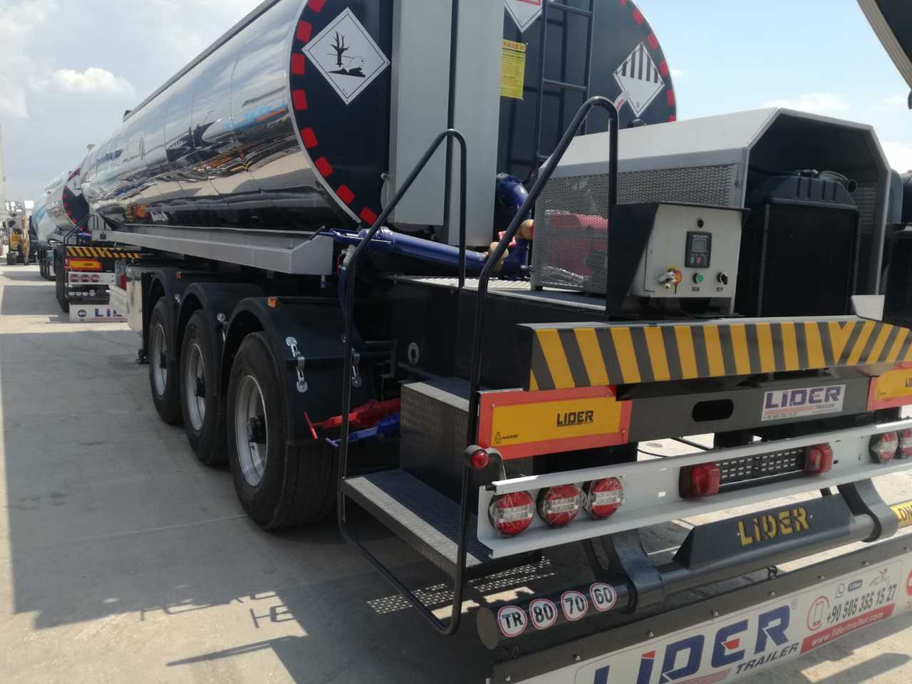 Nowy Naczepa cysterna dla transportowania mas bitumicznych LIDER 2024 MODELS NEW LIDER TRAILER MANUFACTURER COMPANY: zdjęcie 9 Nowy Naczepa cysterna dla transportowania mas bitumicznych LIDER 2024 MODELS NEW LIDER TRAILER MANUFACTURER COMPANY: zdjęcie 9