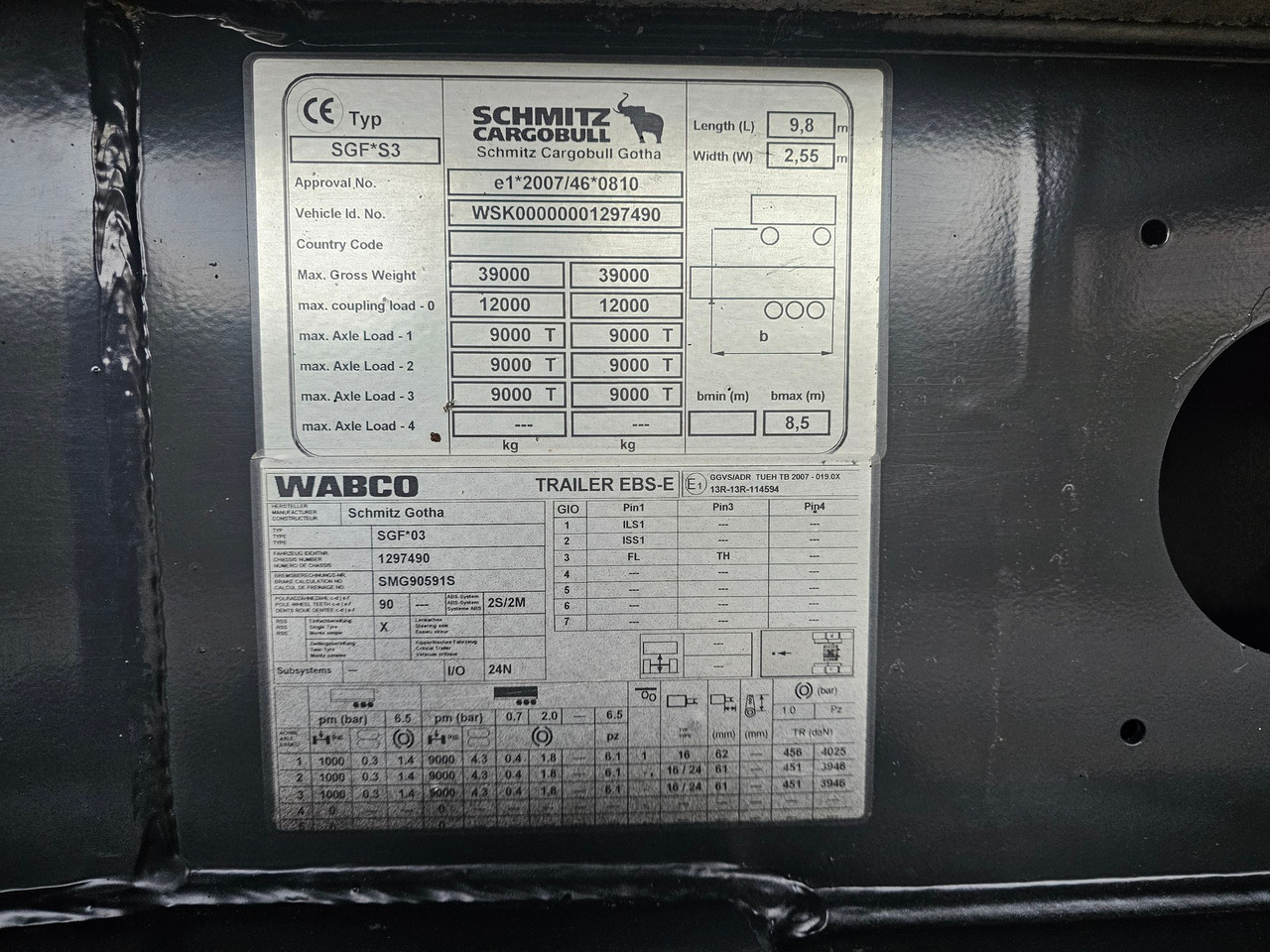 Naczepa wywrotka Schmitz SGF*S3 Rounded Body: zdjęcie 14