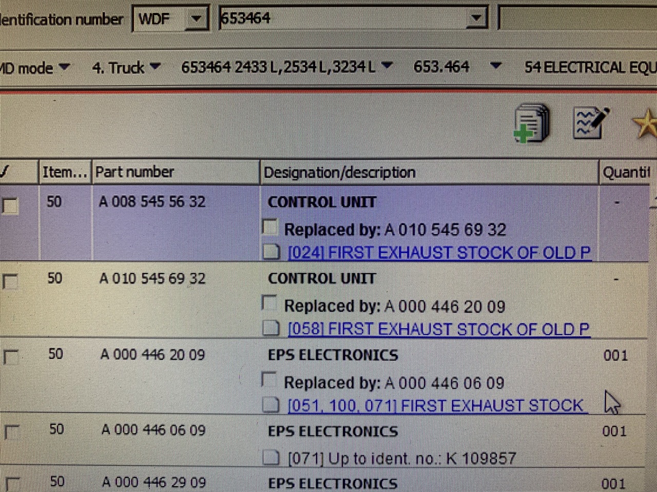 CONTROL UNIT EPS ELECTRONICS MERCEDES SK - Układ elektryczny do Samochodów ciężarowych: zdjęcie 3 CONTROL UNIT EPS ELECTRONICS MERCEDES SK - Układ elektryczny do Samochodów ciężarowych: zdjęcie 3
