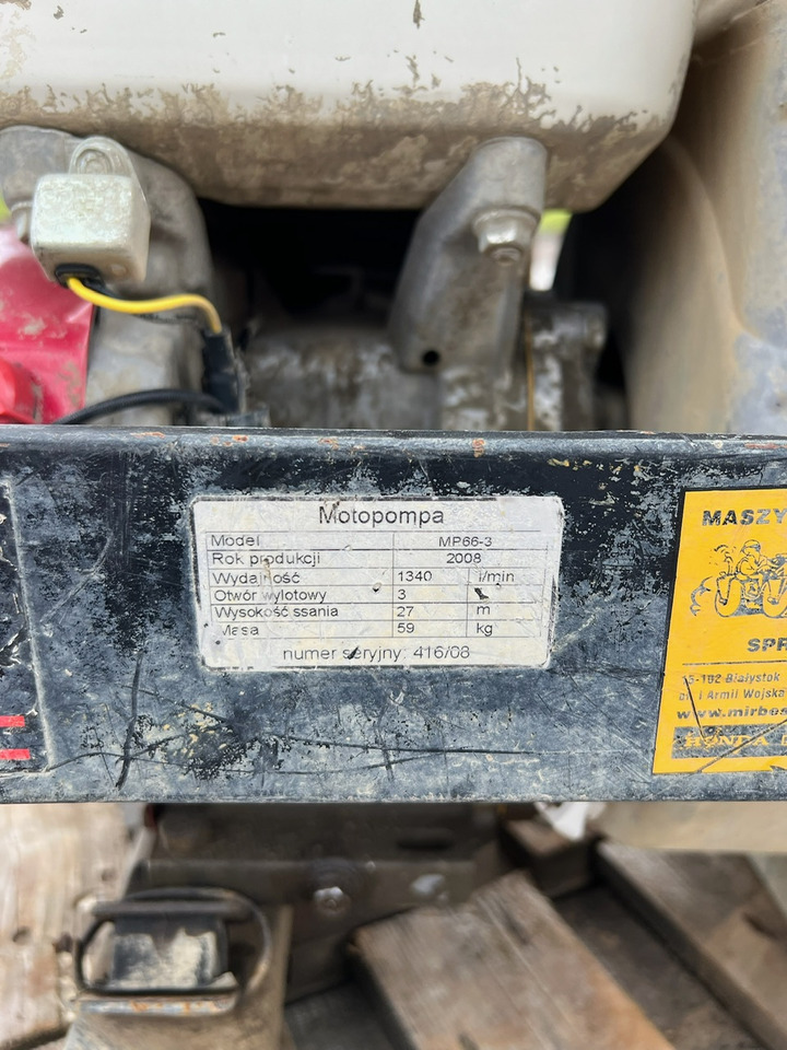 Motopompa PRAMAC MP66-3 - Pompa wodna: zdjęcie 3 Motopompa PRAMAC MP66-3 - Pompa wodna: zdjęcie 3