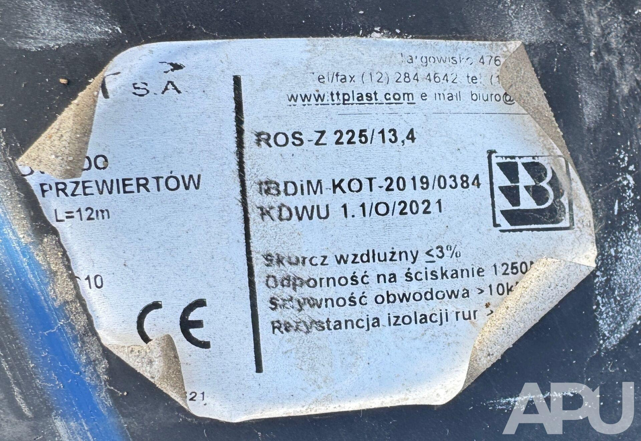 Rury 12m ciśnieniowe - Sprzęt budowlany: zdjęcie 2 Rury 12m ciśnieniowe - Sprzęt budowlany: zdjęcie 2