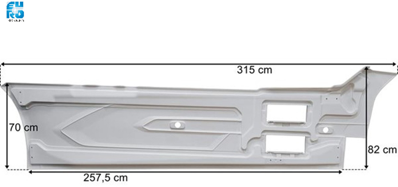 DAF XG XG+ XF ZIJSKIRT SET WB 4000mm 2022- PRIMER ,COMPLEET MET BEVESTIGING. - Nadwozie i zewnętrzne elementy do Samochodów ciężarowych: zdjęcie 4 DAF XG XG+ XF ZIJSKIRT SET WB 4000mm 2022- PRIMER ,COMPLEET MET BEVESTIGING. - Nadwozie i zewnętrzne elementy do Samochodów ciężarowych: zdjęcie 4