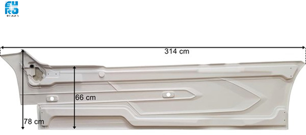 DAF XG XG+ XF ZIJSKIRT SET WB 4000mm 2022- PRIMER ,COMPLEET MET BEVESTIGING. - Nadwozie i zewnętrzne elementy do Samochodów ciężarowych: zdjęcie 3 DAF XG XG+ XF ZIJSKIRT SET WB 4000mm 2022- PRIMER ,COMPLEET MET BEVESTIGING. - Nadwozie i zewnętrzne elementy do Samochodów ciężarowych: zdjęcie 3