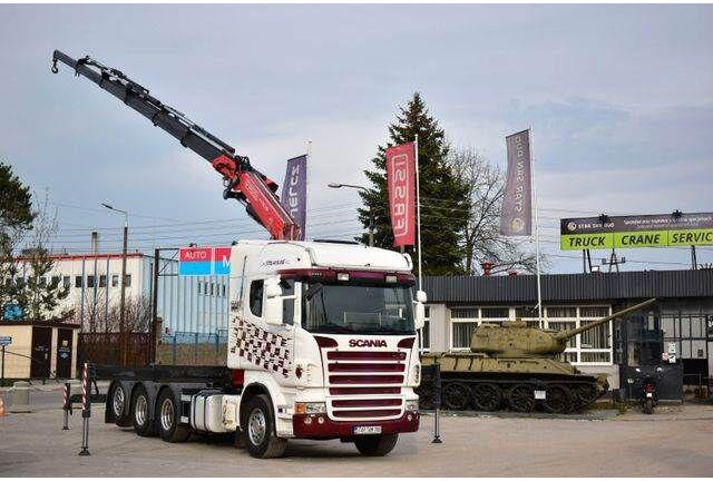 Scania R 480 8x4 FASSI 455 EURO 5 KRAN CRAN - Ciągnik siodłowy: zdjęcie 1 Scania R 480 8x4 FASSI 455 EURO 5 KRAN CRAN - Ciągnik siodłowy: zdjęcie 1