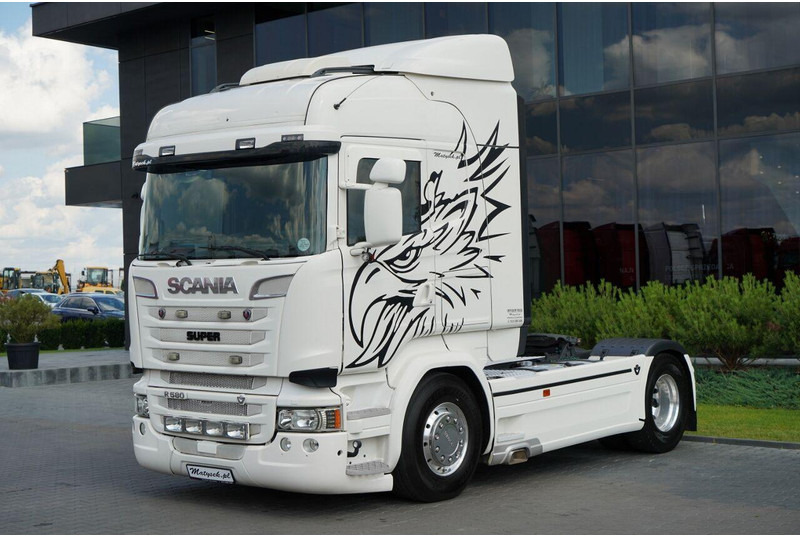 Scania R 580 / V8 / RETARDER / FULL AIRMATIC / I-PARK COOL/ SKÓRY / OPO - Ciągnik siodłowy: zdjęcie 3 Scania R 580 / V8 / RETARDER / FULL AIRMATIC / I-PARK COOL/ SKÓRY / OPO - Ciągnik siodłowy: zdjęcie 3