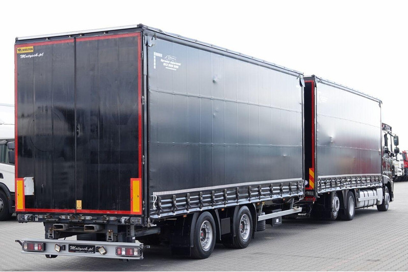 Samochód ciężarowy plandeka DAF XF 480 / ZESTAW TANDEM / 120 M3 / PRZEJAZDOWY / I-PARK COOL / 20: zdjęcie 6 Samochód ciężarowy plandeka DAF XF 480 / ZESTAW TANDEM / 120 M3 / PRZEJAZDOWY / I-PARK COOL / 20: zdjęcie 6