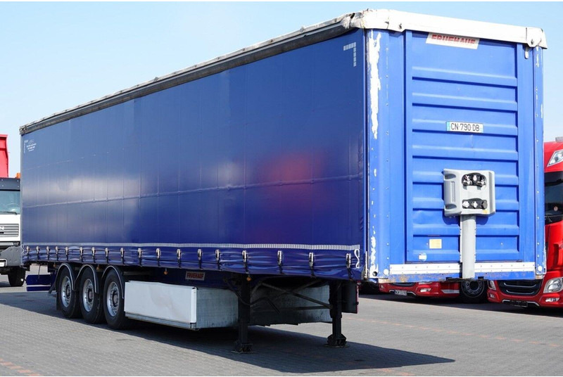 Fruehauf FIRANKA / STANDARD / MOCNA PODŁOGA SZYNA DESKA / PALECIARA / OSI - Naczepa plandeka: zdjęcie 1 Fruehauf FIRANKA / STANDARD / MOCNA PODŁOGA SZYNA DESKA / PALECIARA / OSI - Naczepa plandeka: zdjęcie 1