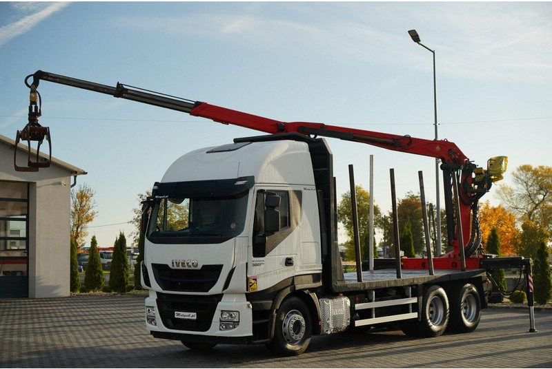 Iveco STRALIS 560 / 6X4 / DO DREWNA / DO DRZEWA / DO LASU / HDS PALFIN - Samochód do drewna, Samochod ciężarowy z HDS: zdjęcie 2 Iveco STRALIS 560 / 6X4 / DO DREWNA / DO DRZEWA / DO LASU / HDS PALFIN - Samochód do drewna, Samochod ciężarowy z HDS: zdjęcie 2