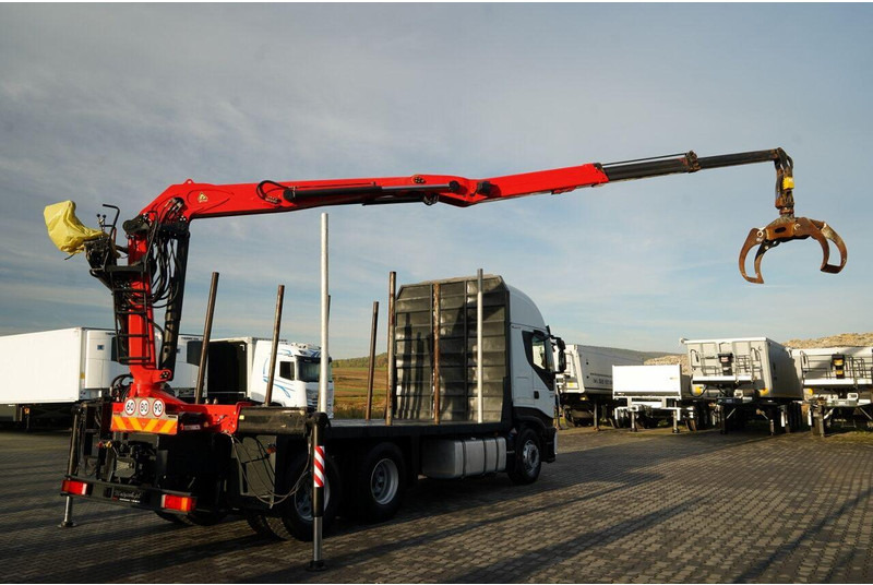 Iveco STRALIS 560 / 6X4 / DO DREWNA / DO DRZEWA / DO LASU / HDS PALFIN - Samochód do drewna, Samochod ciężarowy z HDS: zdjęcie 5 Iveco STRALIS 560 / 6X4 / DO DREWNA / DO DRZEWA / DO LASU / HDS PALFIN - Samochód do drewna, Samochod ciężarowy z HDS: zdjęcie 5