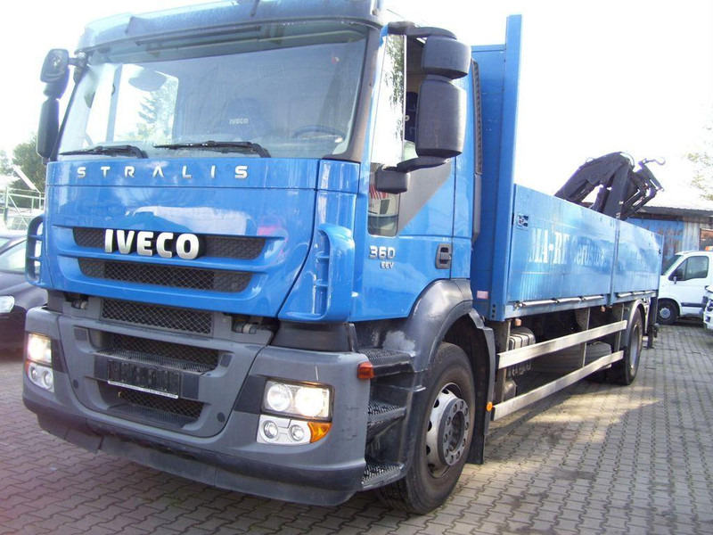 Iveco Stralis 360 - Samochód ciężarowy skrzyniowy/ Platforma, Samochod ciężarowy z HDS: zdjęcie 1 Iveco Stralis 360 - Samochód ciężarowy skrzyniowy/ Platforma, Samochod ciężarowy z HDS: zdjęcie 1