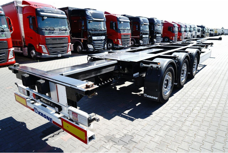 Naczepa kontenerowiec/ System wymienny Krone NACZEPA PODKONTENEROWA / MAŁO UŻYWANA / UNIWERSALNA / 2023 ROK: zdjęcie 14 Naczepa kontenerowiec/ System wymienny Krone NACZEPA PODKONTENEROWA / MAŁO UŻYWANA / UNIWERSALNA / 2023 ROK: zdjęcie 14