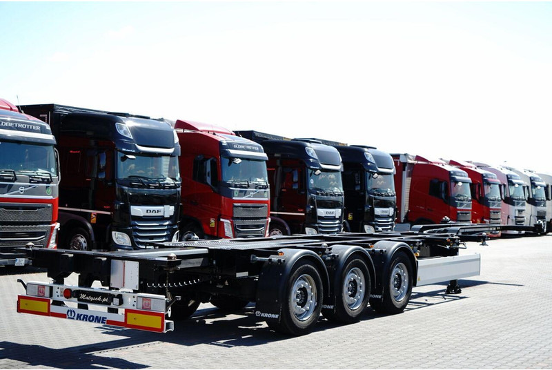 Naczepa kontenerowiec/ System wymienny Krone NACZEPA PODKONTENEROWA / MAŁO UŻYWANA / UNIWERSALNA / 2023 ROK: zdjęcie 7 Naczepa kontenerowiec/ System wymienny Krone NACZEPA PODKONTENEROWA / MAŁO UŻYWANA / UNIWERSALNA / 2023 ROK: zdjęcie 7