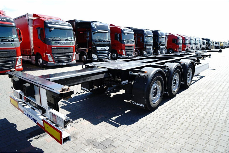 Naczepa kontenerowiec/ System wymienny Krone NACZEPA PODKONTENEROWA / MAŁO UŻYWANA / UNIWERSALNA / 2023 ROK: zdjęcie 6 Naczepa kontenerowiec/ System wymienny Krone NACZEPA PODKONTENEROWA / MAŁO UŻYWANA / UNIWERSALNA / 2023 ROK: zdjęcie 6