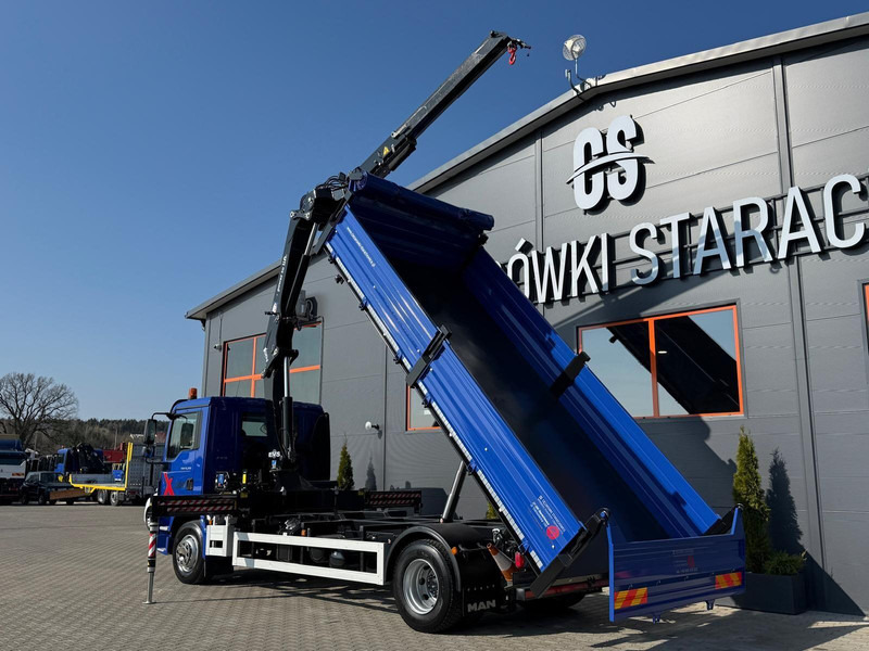 MAN TGM TGL 15.250 / E6 / wywrotka 3-S + HMF żuraw z pilotem / H - Wywrotka, Samochod ciężarowy z HDS: zdjęcie 3 MAN TGM TGL 15.250 / E6 / wywrotka 3-S + HMF żuraw z pilotem / H - Wywrotka, Samochod ciężarowy z HDS: zdjęcie 3