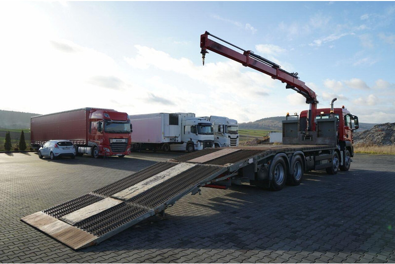 MAN TGS 35.360 / 8x2-4 / LAWETA + HDS HIAB 166 E-2 / 4 OSIOWY / NAJ - Autolaweta: zdjęcie 4 MAN TGS 35.360 / 8x2-4 / LAWETA + HDS HIAB 166 E-2 / 4 OSIOWY / NAJ - Autolaweta: zdjęcie 4