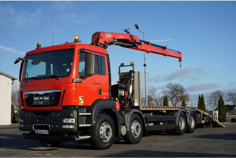 MAN TGS 35.360 / 8x2-4 / LAWETA + HDS HIAB 166 E-2 / 4 OSIOWY / NAJ - Autolaweta: zdjęcie 1 MAN TGS 35.360 / 8x2-4 / LAWETA + HDS HIAB 166 E-2 / 4 OSIOWY / NAJ - Autolaweta: zdjęcie 1