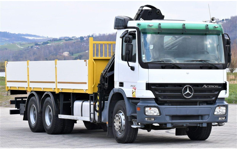 Mercedes-Benz ACTROS 2632 - Samochód ciężarowy skrzyniowy/ Platforma, Samochod ciężarowy z HDS: zdjęcie 3 Mercedes-Benz ACTROS 2632 - Samochód ciężarowy skrzyniowy/ Platforma, Samochod ciężarowy z HDS: zdjęcie 3