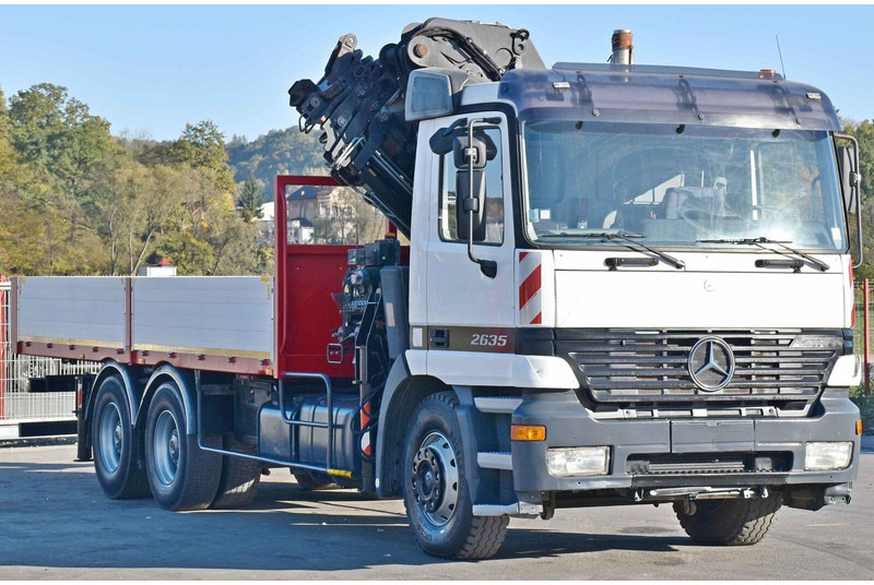 Mercedes-Benz ACTROS 2635 Pritsche - Samochód ciężarowy skrzyniowy/ Platforma, Samochod ciężarowy z HDS: zdjęcie 3 Mercedes-Benz ACTROS 2635 Pritsche - Samochód ciężarowy skrzyniowy/ Platforma, Samochod ciężarowy z HDS: zdjęcie 3