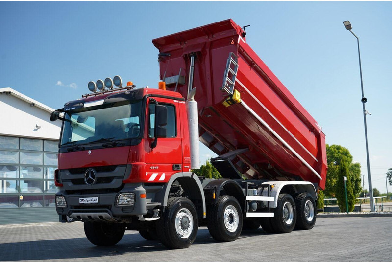 Mercedes-Benz ACTROS 4141 / 8X6 / WYWROTKA TYLNOZSYPOWA / MEILLER KIPPER 5.3M - Wywrotka: zdjęcie 1 Mercedes-Benz ACTROS 4141 / 8X6 / WYWROTKA TYLNOZSYPOWA / MEILLER KIPPER 5.3M - Wywrotka: zdjęcie 1