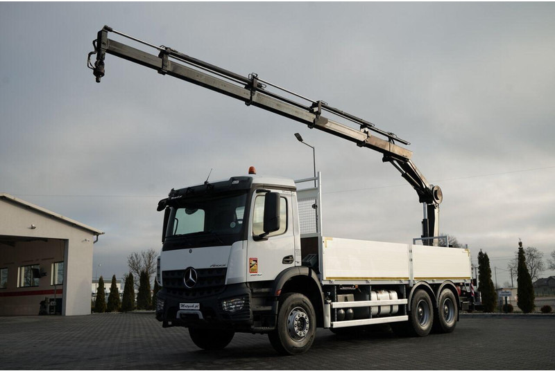 Mercedes-Benz AROCS 2640 / 6x4 / SKRZYNIOWY - 6,5 M / HDS HIAB 144 / wysów: 12 - Samochód ciężarowy skrzyniowy/ Platforma, Samochod ciężarowy z HDS: zdjęcie 1 Mercedes-Benz AROCS 2640 / 6x4 / SKRZYNIOWY - 6,5 M / HDS HIAB 144 / wysów: 12 - Samochód ciężarowy skrzyniowy/ Platforma, Samochod ciężarowy z HDS: zdjęcie 1