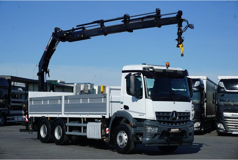 Mercedes-Benz AROCS / 2643 / 6 X 4 / SKRZYNIOWY + HDS / HIAB 228 E – 4 / WYS. - Samochód ciężarowy skrzyniowy/ Platforma, Samochod ciężarowy z HDS: zdjęcie 2 Mercedes-Benz AROCS / 2643 / 6 X 4 / SKRZYNIOWY + HDS / HIAB 228 E – 4 / WYS. - Samochód ciężarowy skrzyniowy/ Platforma, Samochod ciężarowy z HDS: zdjęcie 2