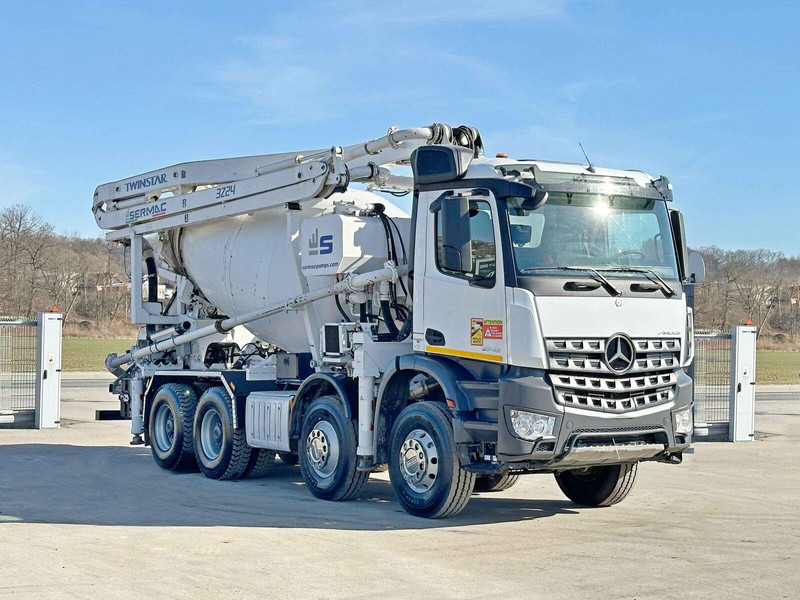 Mercedes-Benz AROCS 3743 * Betonpumpe + FUNK * 8x4 * TOP - Betonomieszarka: zdjęcie 1 Mercedes-Benz AROCS 3743 * Betonpumpe + FUNK * 8x4 * TOP - Betonomieszarka: zdjęcie 1