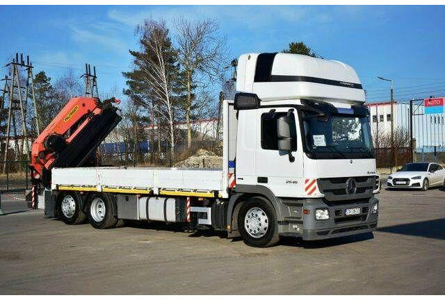 Mercedes-Benz Actros 2546 6x2 Palfinger PK 53002 Crane Kran - Samochód ciężarowy skrzyniowy/ Platforma, Samochod ciężarowy z HDS: zdjęcie 2 Mercedes-Benz Actros 2546 6x2 Palfinger PK 53002 Crane Kran - Samochód ciężarowy skrzyniowy/ Platforma, Samochod ciężarowy z HDS: zdjęcie 2